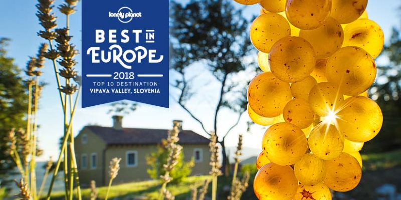 Vipavska dolina med top 10 skritimi biseri Evrope